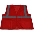 Petra Roc Inc Petra Roc Special Identification Vest, Polyester Mesh, Zipper Closure, Red, 4XL/5XL RVM-S1-4X/5X